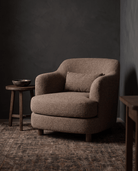 living room furniture modern mountain chair Hello Norden - Ran Chair, styled in a modern rustic room