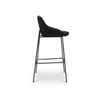 Rasmus Black Bar Chair - Bar Stools - Hello Norden