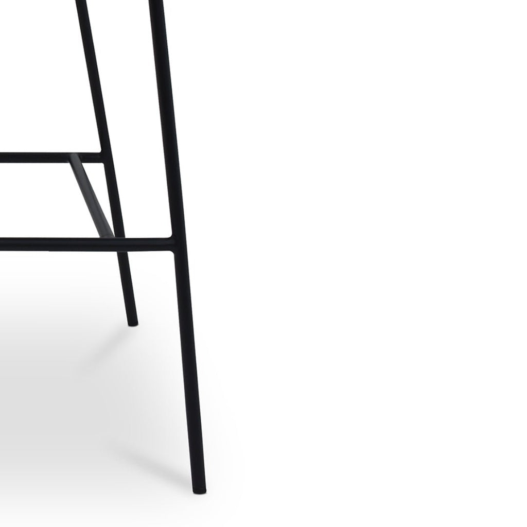 Rasmus Black Bar Chair - Bar Stools - Hello Norden