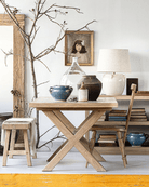 dining room furniture modern mountain  dining table Hello Norden - Skag Dining Table, styled in a modern rustic room