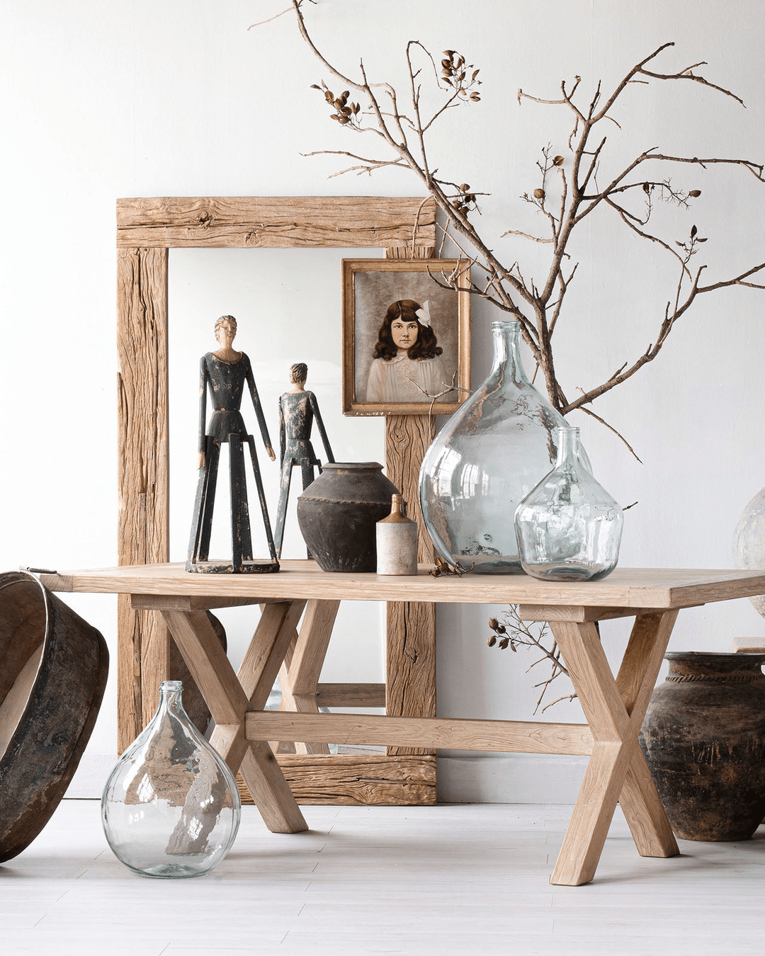 dining room furniture modern mountain  dining table Hello Norden - Skag Dining Table, styled in a modern rustic room