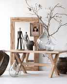 dining room furniture modern mountain  dining table Hello Norden - Skag Dining Table, styled in a modern rustic room