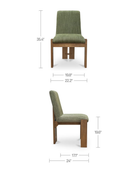 dining room furniture modern mountain upholstery: 97% polyester 3% acrylic dining chair Hello Norden - Reidar Dining Chair, dimensions