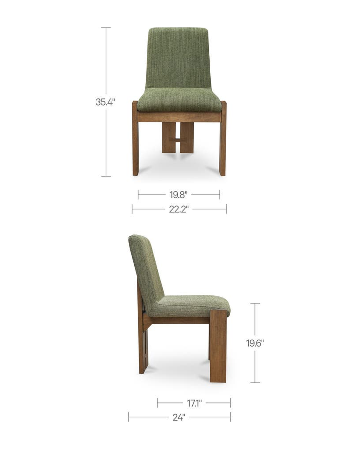 dining room furniture modern mountain upholstery: 97% polyester 3% acrylic dining chair Hello Norden - Reidar Dining Chair, dimensions