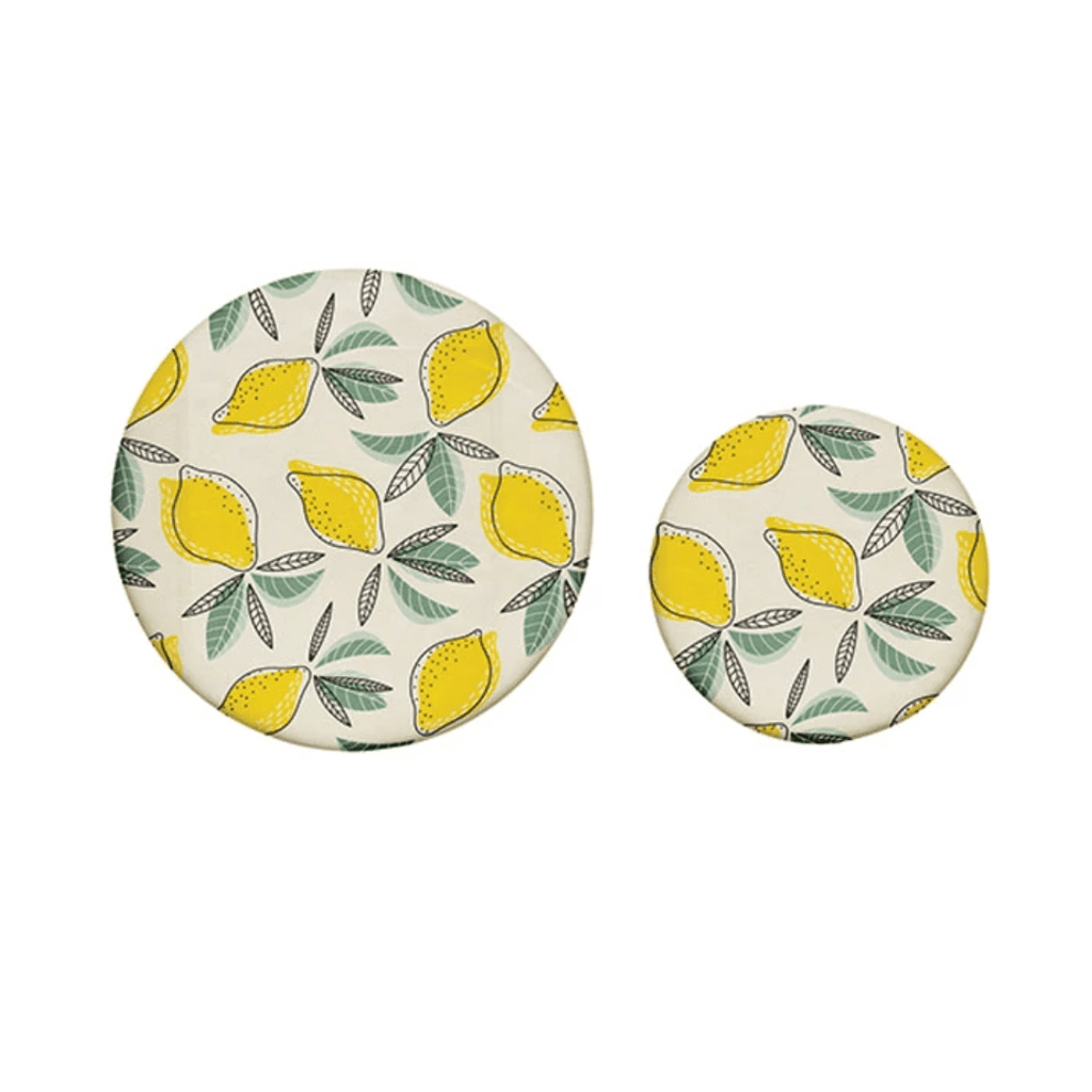 Roscoe Beeswax Fabric Bowl Cover (Set of 2) - Food Covers - Hello Norden