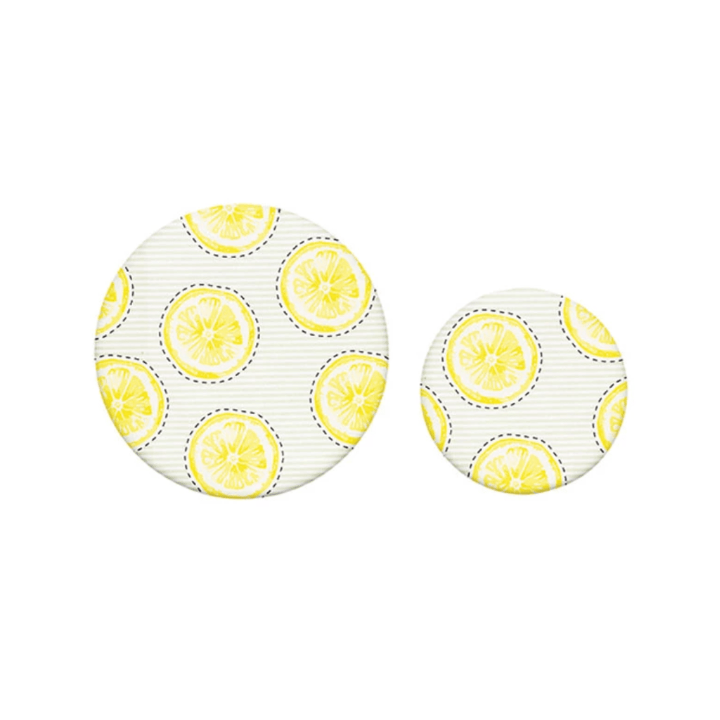 Roscoe Beeswax Fabric Bowl Cover (Set of 2) - Food Covers - Hello Norden