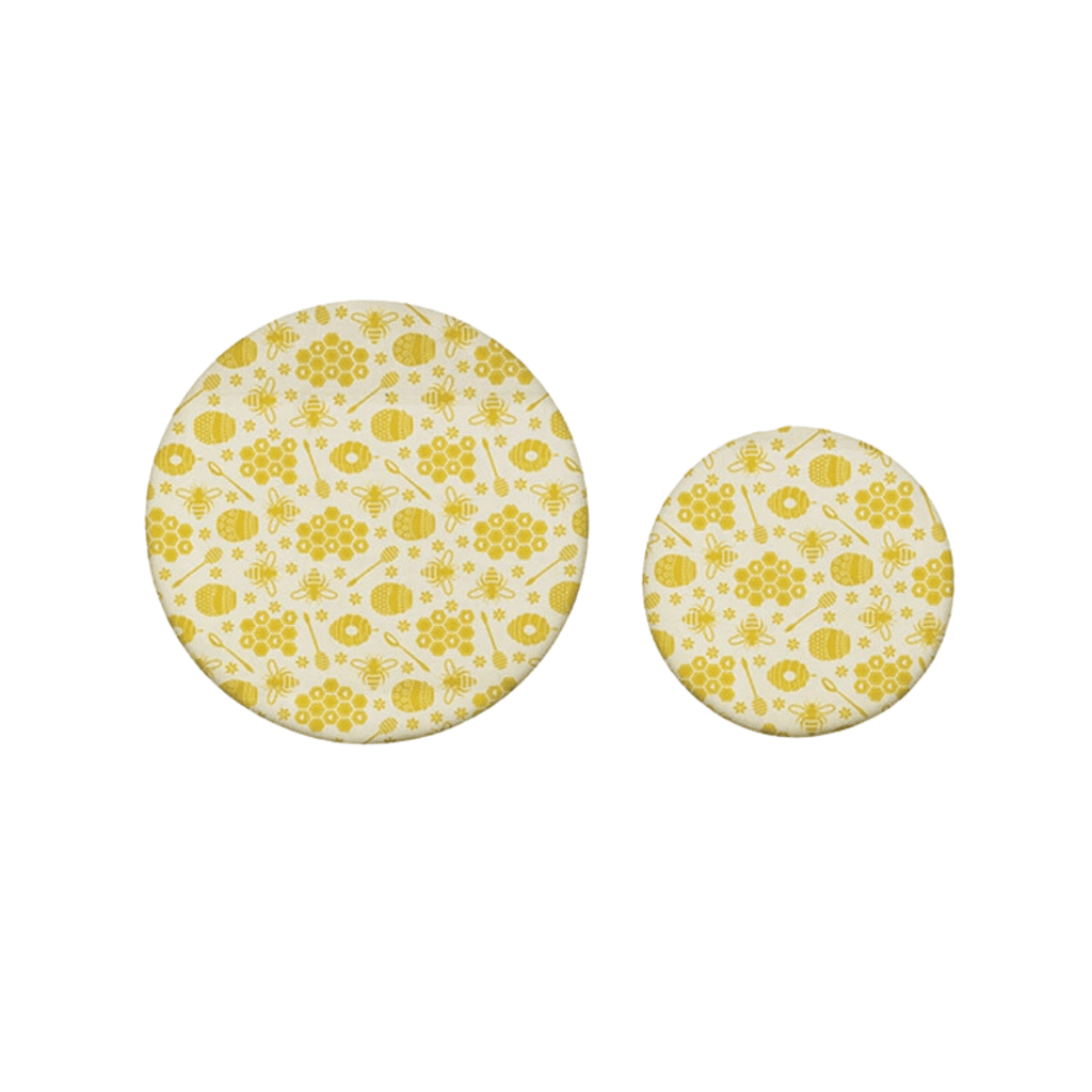 Roscoe Beeswax Fabric Bowl Cover (Set of 2) - Food Covers - Hello Norden