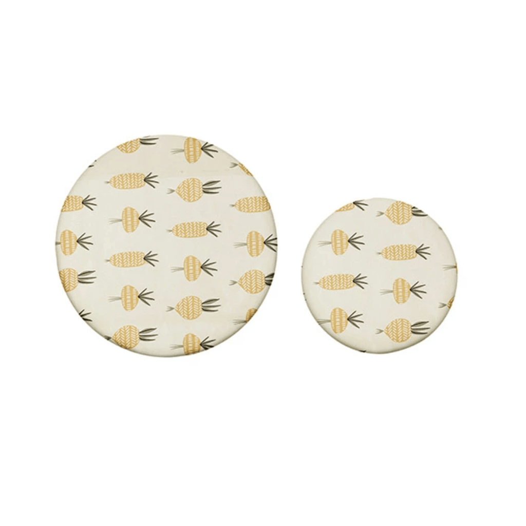 Roscoe Beeswax Fabric Bowl Cover (Set of 2) - Food Covers - Hello Norden