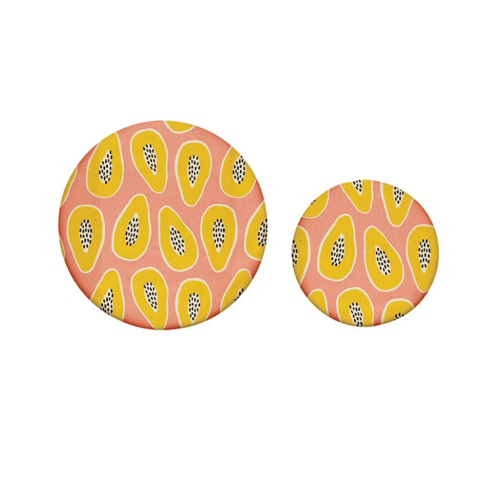 Roscoe Beeswax Fabric Bowl Cover (Set of 2) - Food Covers - Hello Norden