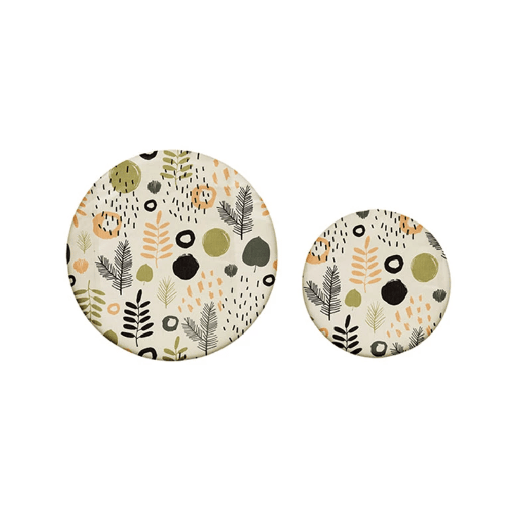 Roscoe Beeswax Fabric Bowl Cover (Set of 2) - Food Covers - Hello Norden