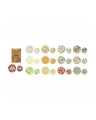 Roscoe Beeswax Fabric Bowl Cover (Set of 2) - Food Covers - Hello Norden