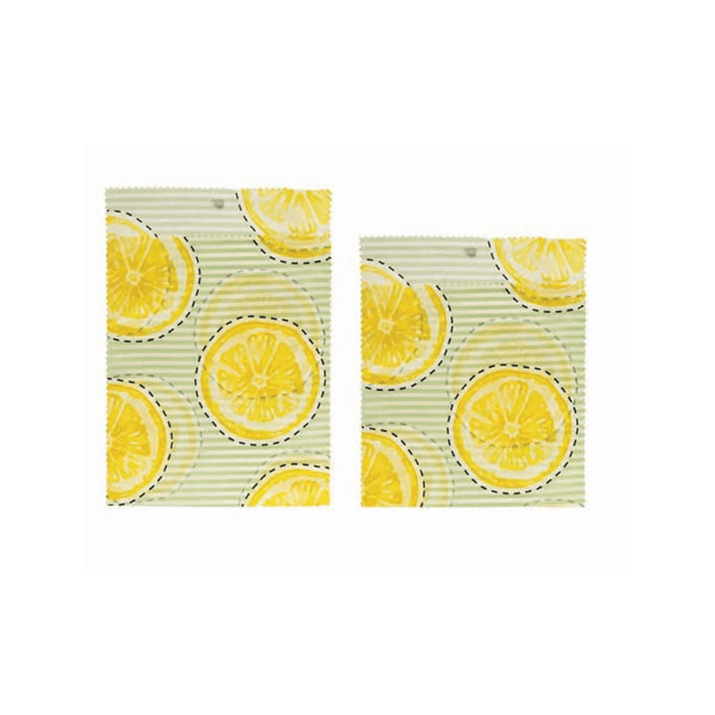 Roscoe Beeswax Fabric Food Bags (Set of 2) - Food Covers - Hello Norden