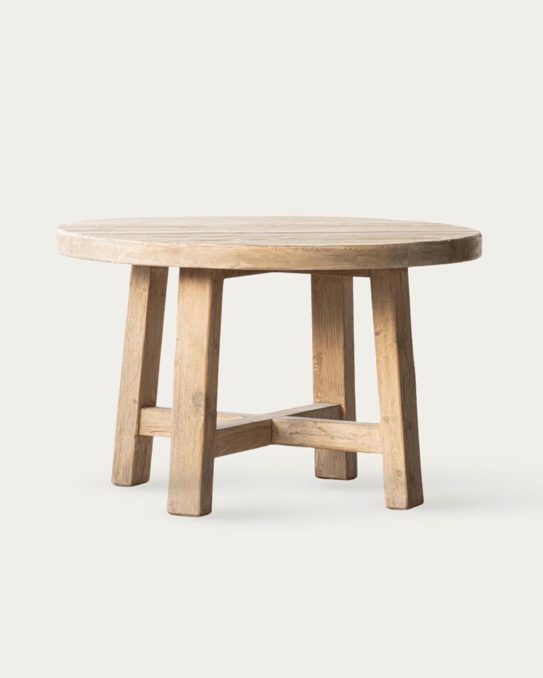 dining room furniture modern mountain  dining table Hello Norden - Rurik Round Dining Table reclaimed wood
