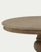 dining room furniture modern mountain mango wood dining table Hello Norden - Ingmar Round Dining Table, detail view