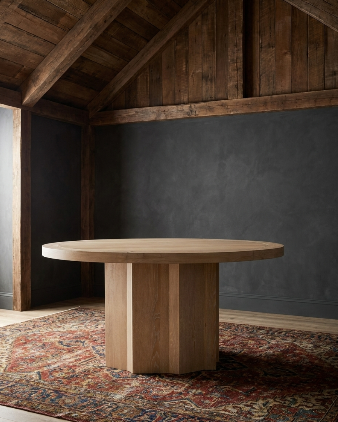 Finn Rustic Wood Dining Table - Dining Tables - Hello Norden