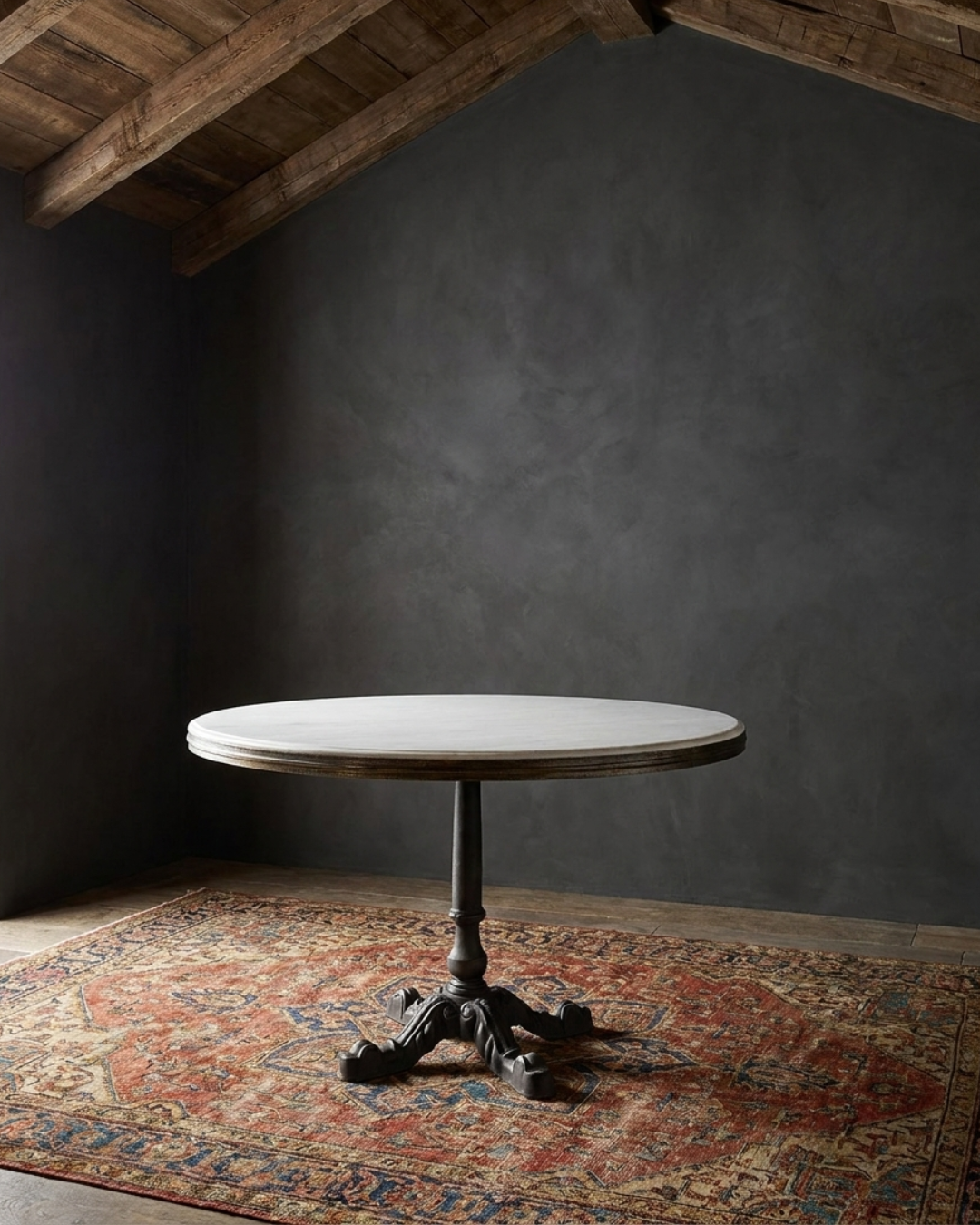 Ingrid Round Marble Bistro Table - Dining Tables - Hello Norden