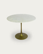 Ester Brass and Marble Dining Table - Dining Tables - Hello Norden