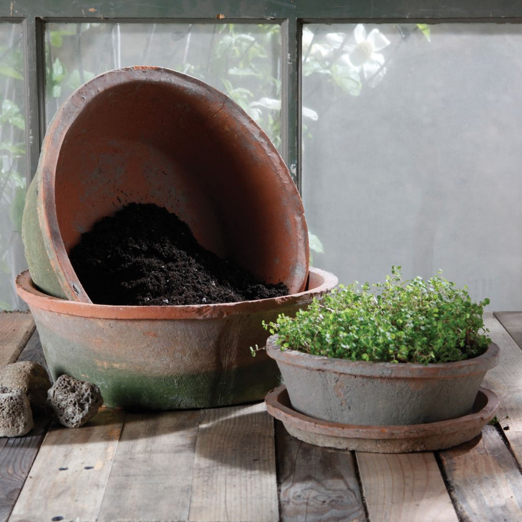 Rustic Terracotta Bulb Vase - Planters & Pots - Hello Norden