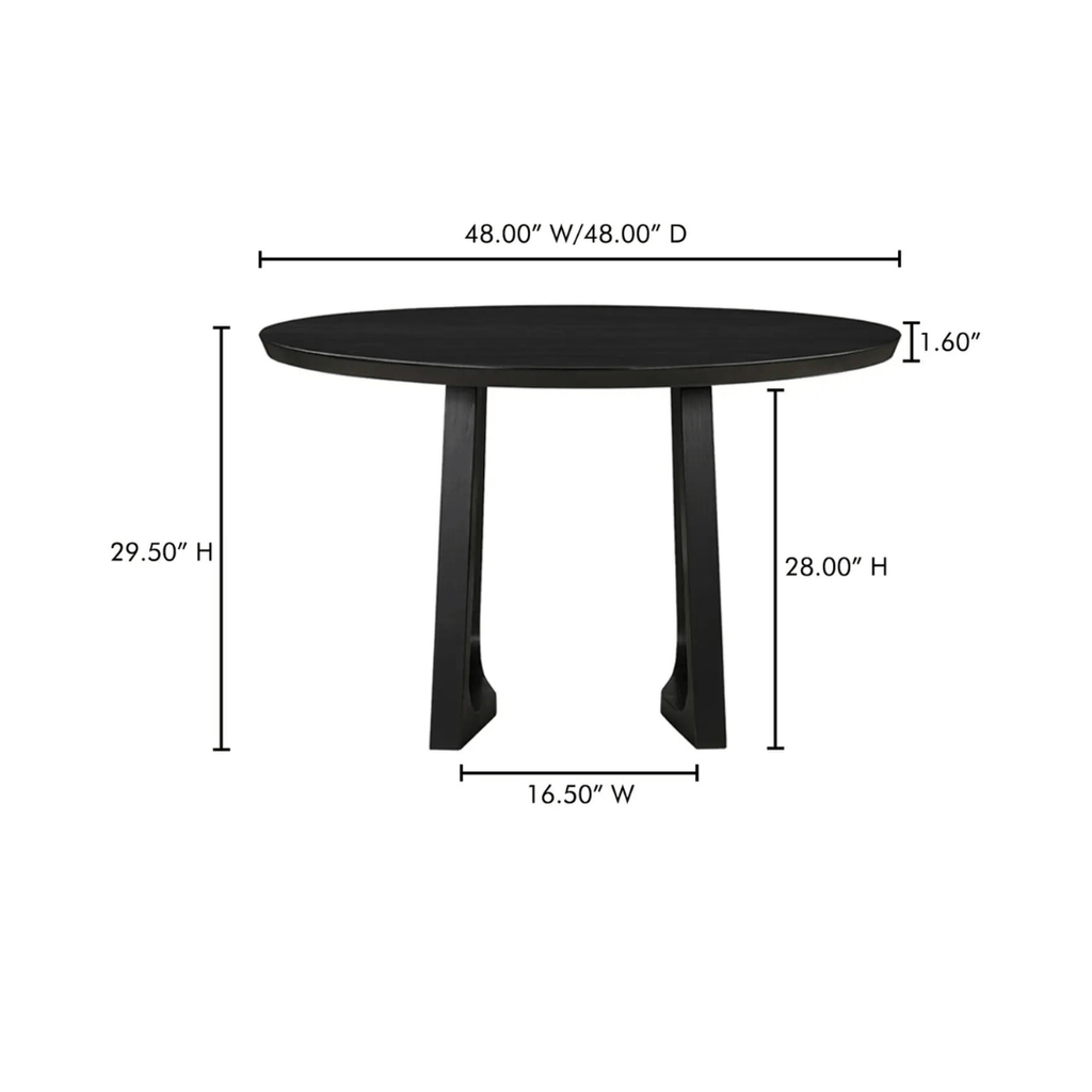 Ryden Round Dining Table - Dining Tables - Hello Norden