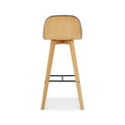 Sebastian Leather Bar Chair - Bar Stools - Hello Norden
