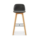 Sebastian Leather Bar Chair - Bar Stools - Hello Norden