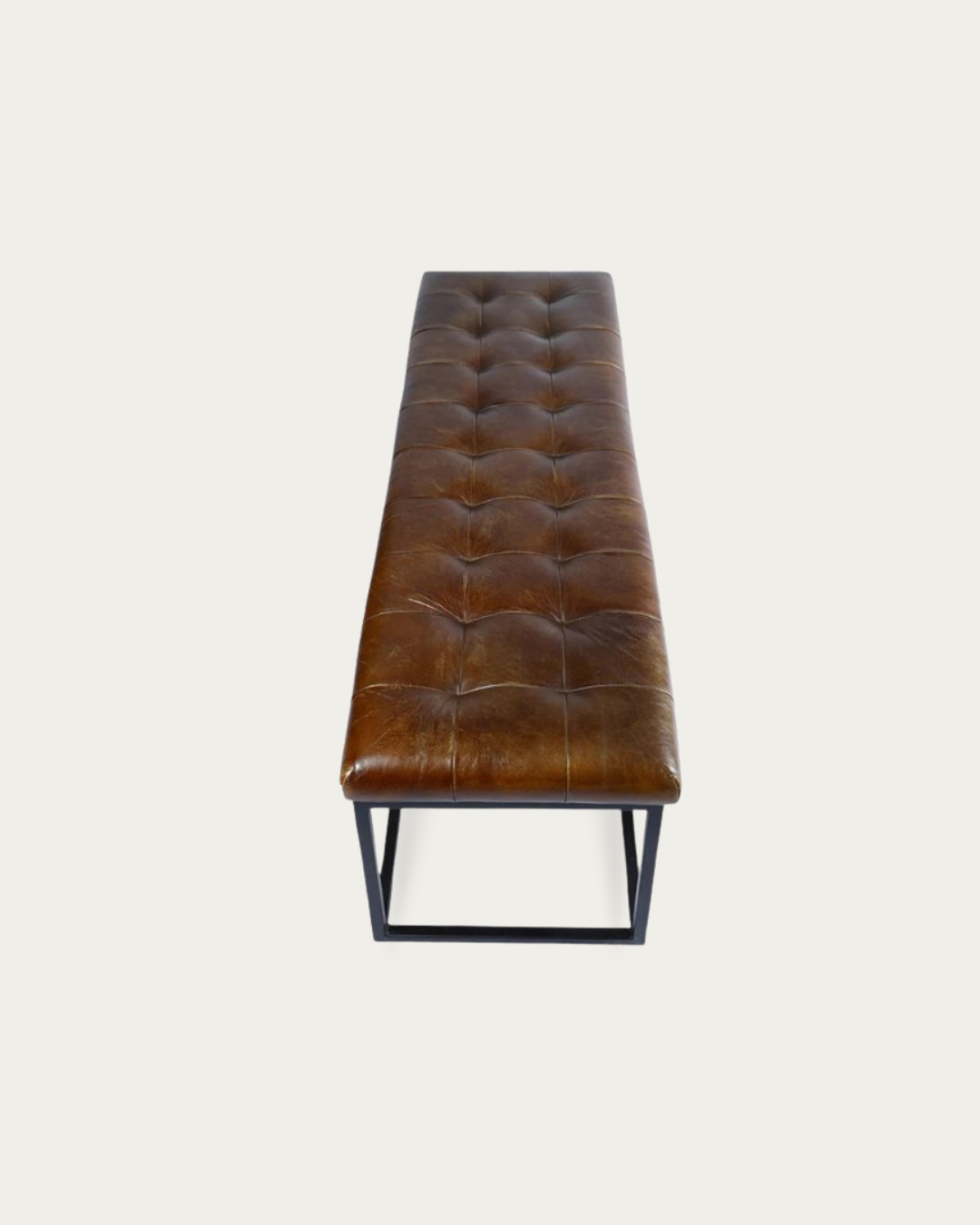 Selma Leather Ottoman - Ottomans - Hello Norden