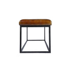 Selma Leather Ottoman - Ottomans - Hello Norden