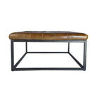 Selma Leather Ottoman Square - Ottomans - Hello Norden