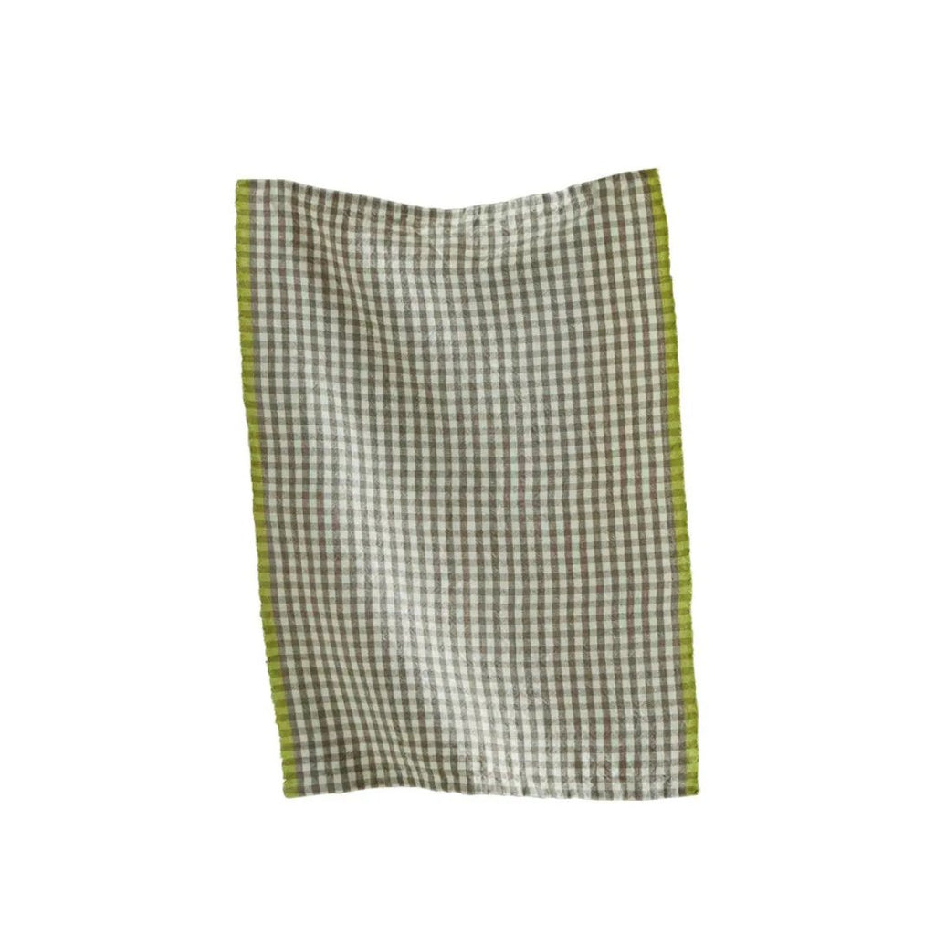 Signy Linen & Cotton Check Dishtowel - Kitchen Towels - Hello Norden