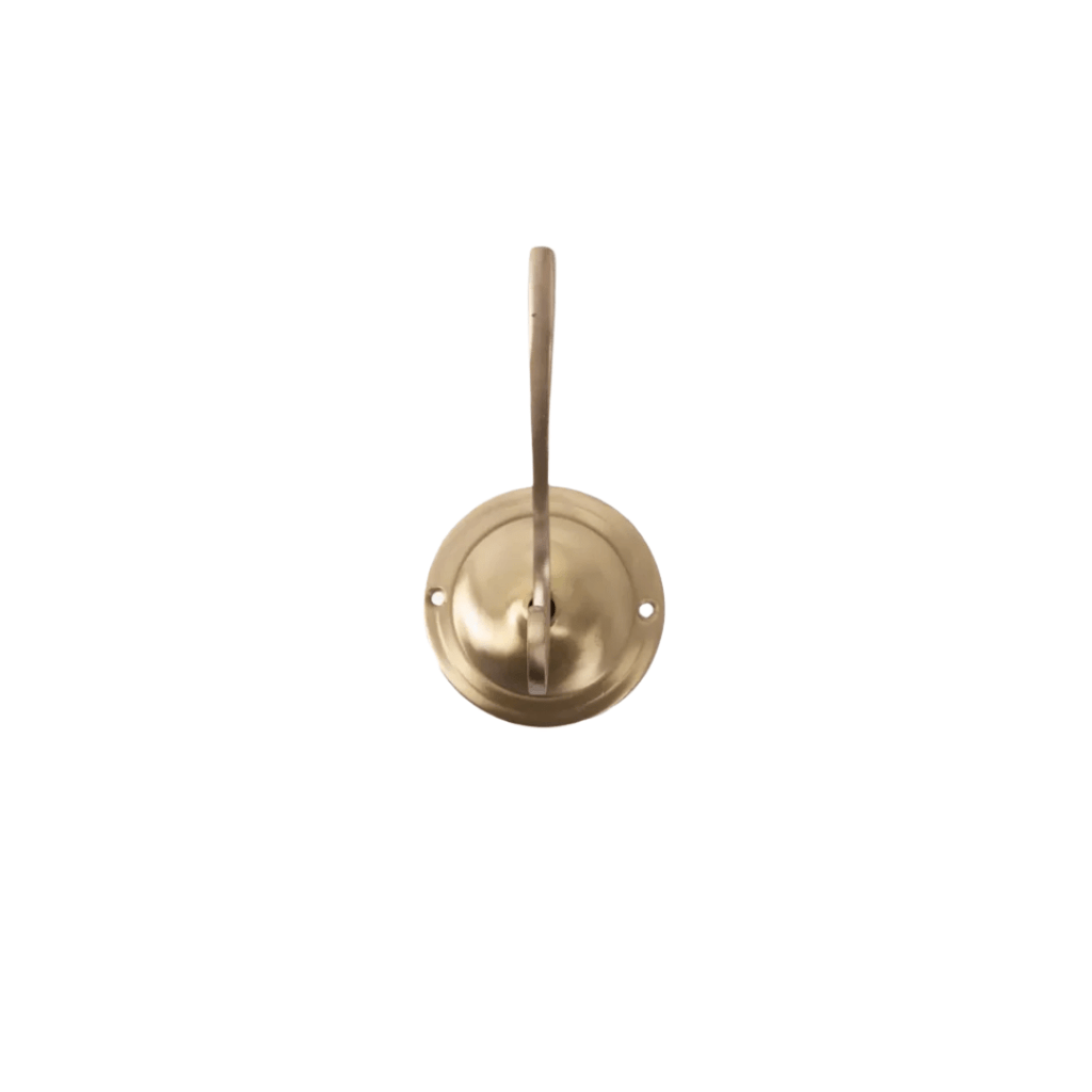 Siv Brass Wall Hook - Hooks - Hello Norden