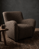 living room furniture modern mountain chair Hello Norden - Skuld Chair, styled in a modern rustic room