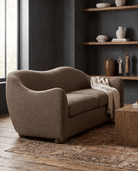 living room furniture modern mountain sofa Hello Norden - Snorri Sofa, styled in a modern rustic room