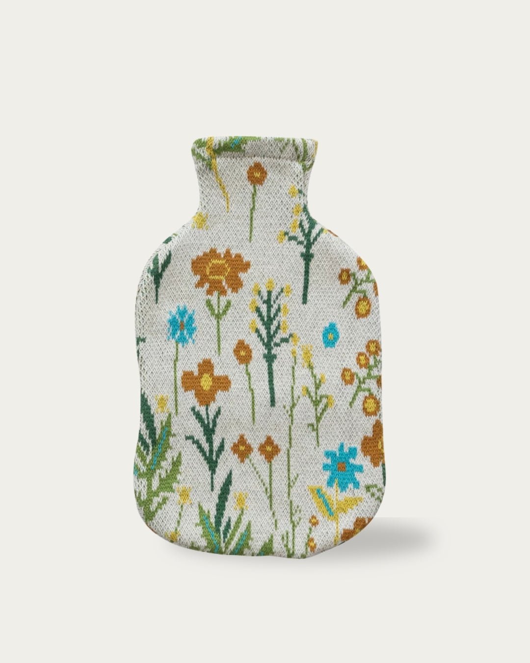 Sol Hot Water Bottle with Cotton Knit Cover - Apothecary - Hello Norden