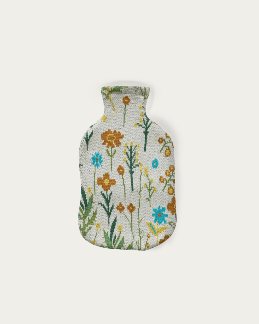 Sol Hot Water Bottle with Cotton Knit Cover - Apothecary - Hello Norden