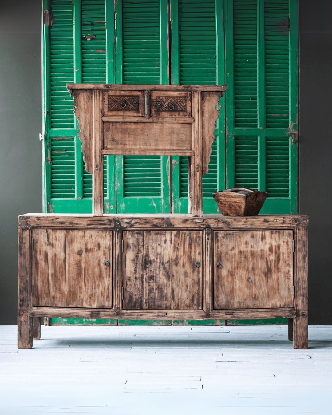 Junia Vintage Wood Sideboard - Vintage Furniture - Hello Norden