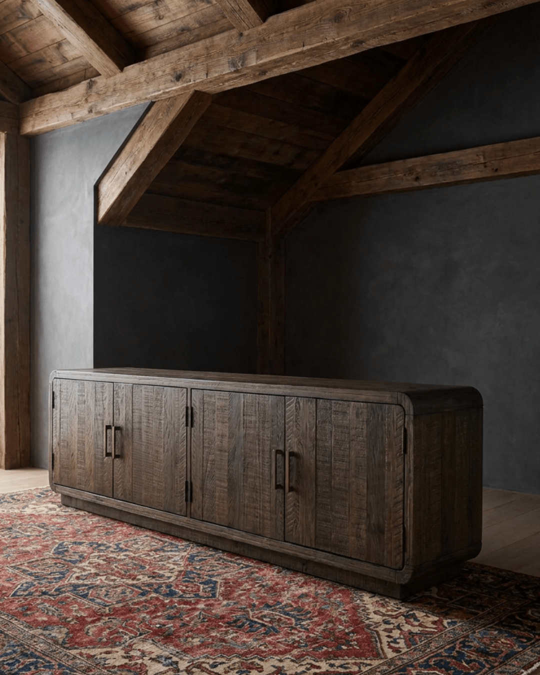Broder Pine Wood Media Cabinet - Cabinets & Storage - Hello Norden