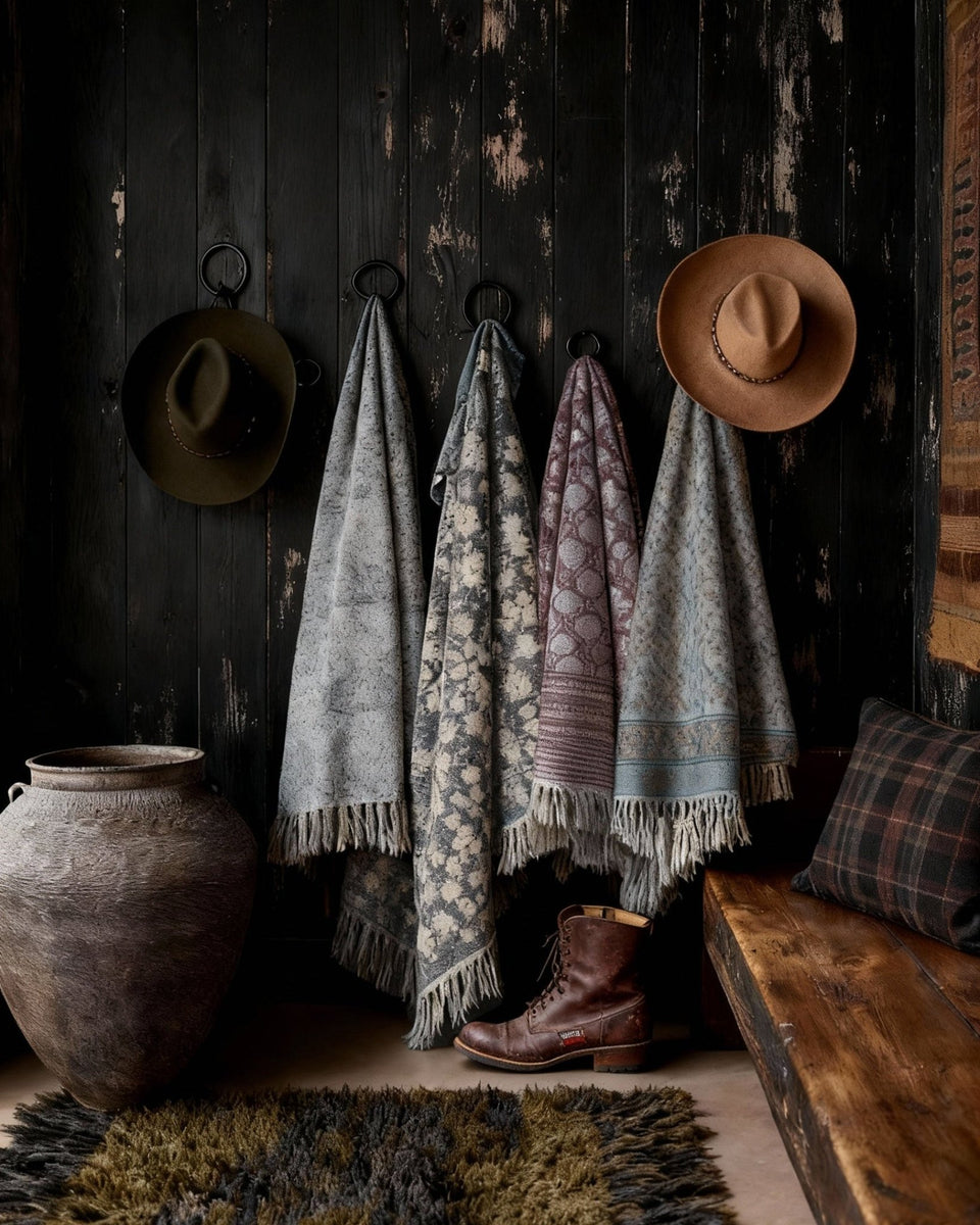 Sunniva Handloom Cotton Throw Block Print (Multiple Colors)