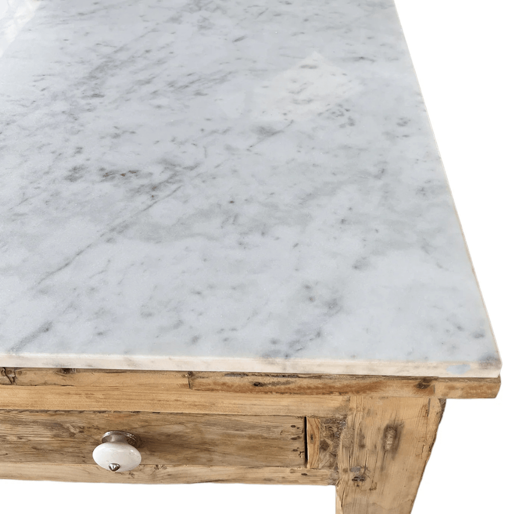 Svea Marble Kitchen Island - Kitchen Island - Hello Norden