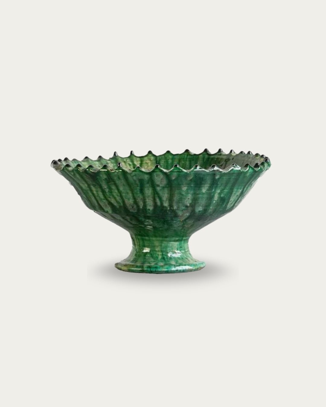 Tamegroute Compote Green Bowl - Decorative Bowls - Hello Norden