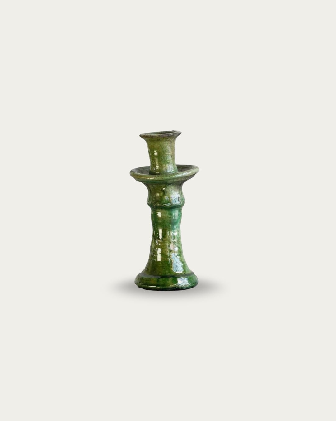 Tamegroute Green Candle Holder - Candle Holders - Hello Norden