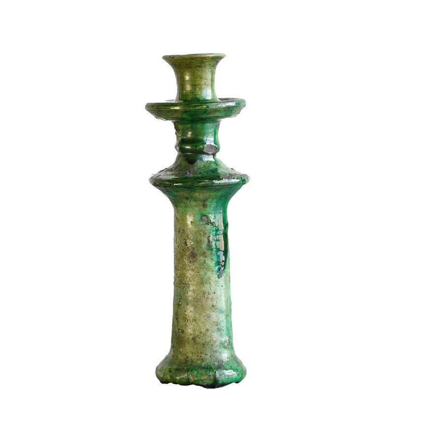 Tamegroute Green Candle Holder - Candle Holders - Hello Norden