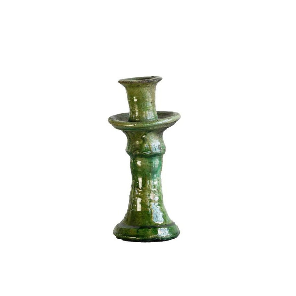 Tamegroute Green Candle Holder - Candle Holders - Hello Norden