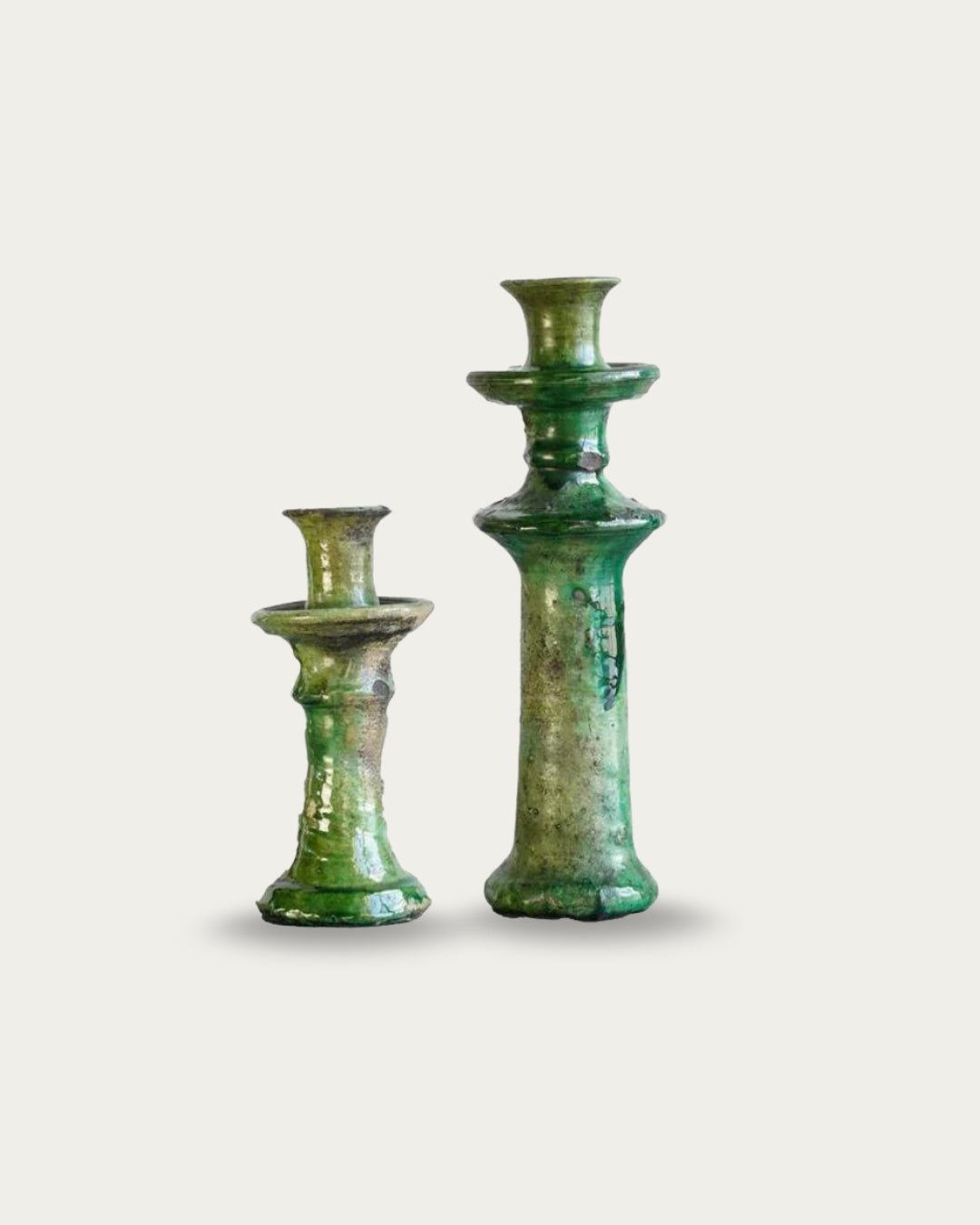 Tamegroute Green Candle Holder - Candle Holders - Hello Norden