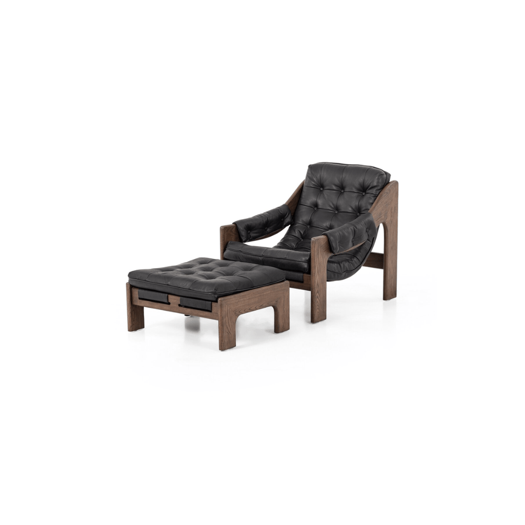 Thor Tufted Leather Chair - Arm Chairs - Hello Norden