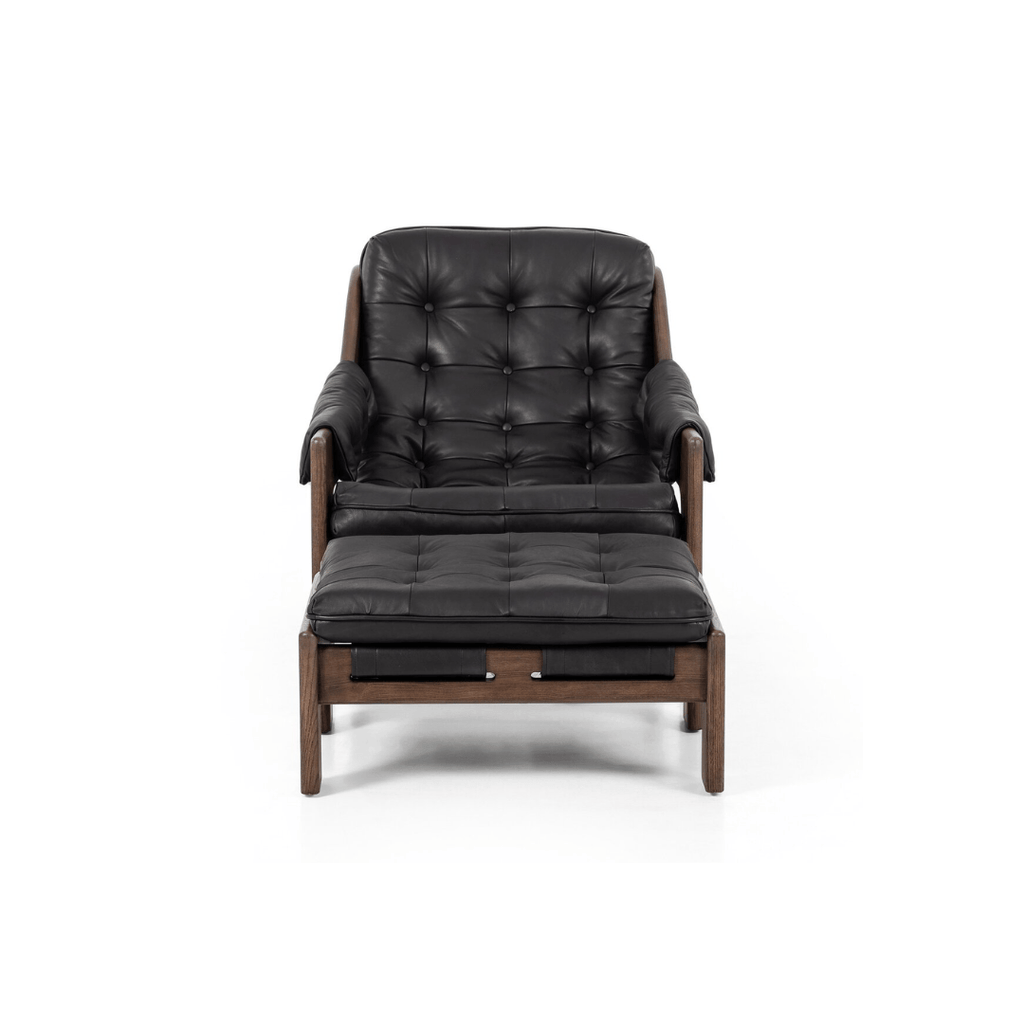 Thor Tufted Leather Chair - Arm Chairs - Hello Norden