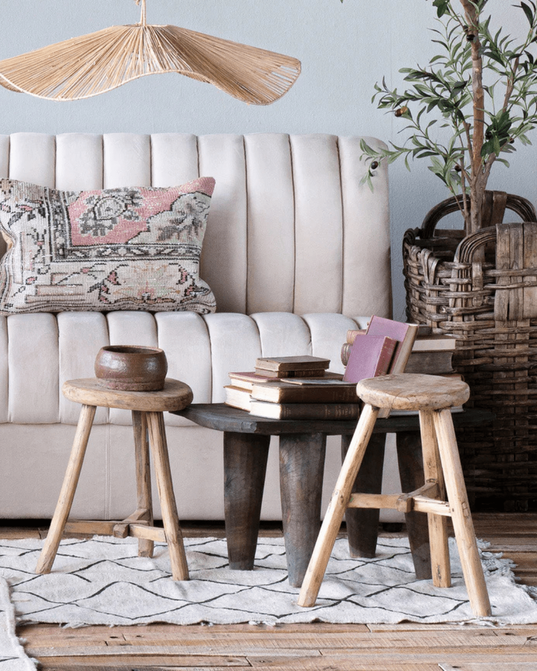 Torhild Vintage Stool - Stools & Benches - Hello Norden
