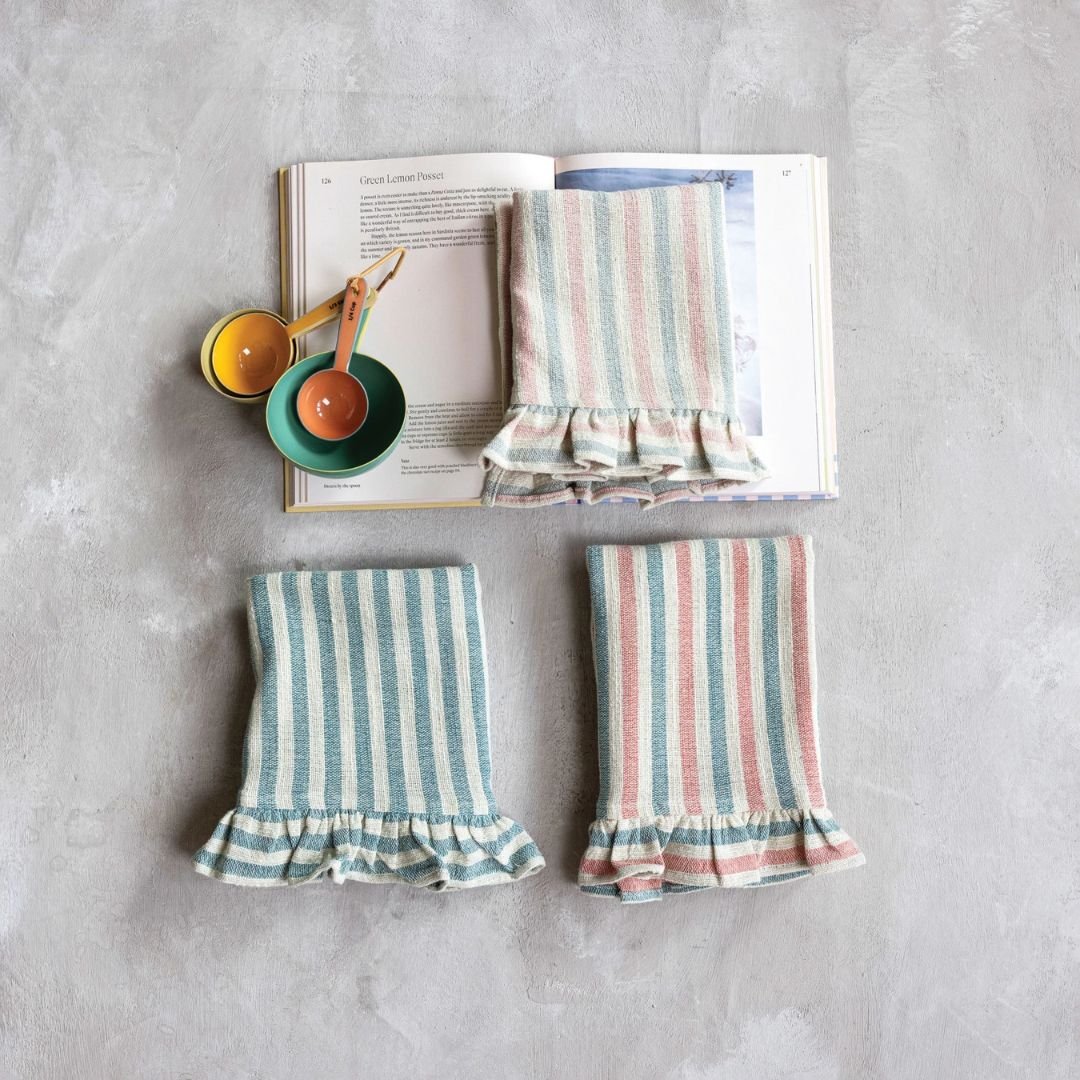 Toril Striped Tea Towels - Kitchen Towels - Hello Norden