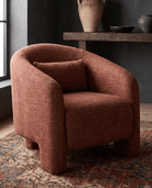 living room furniture modern mountain chair Hello Norden - Trygve Chair, styled in a modern rustic room
