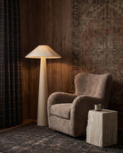 Modern Mountain cream cloth floor lamp living room furniture and vintage decor
