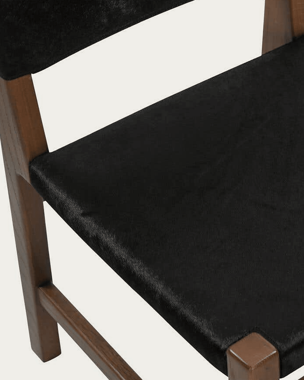 dining room furniture modern mountain upholstery: hair on hide leather dining chair Hello Norden - Thomas Dining Chair, detail view